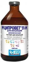 Ципровет 5% раствор для инъекций