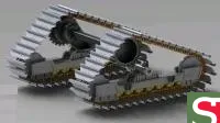 Ход гусеничный стальной BERCO STD800R6