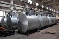 Резервуар для нефтепродуктов ГРД-75/1-1-1 1 горловина Ду 800 4 опоры